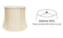 Cloth&Wire Slant Corset Drum Softback Lampshade with Washer Fitter Collection